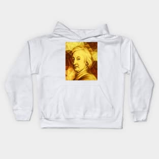 John Dryden Golden Portrait | John Dryden Artwork 9 Kids Hoodie